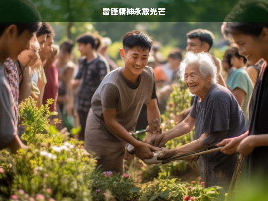 雷锋精神永放光芒，雷锋精神，永不磨灭的光芒