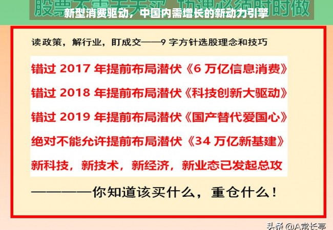 新型消费驱动，中国内需增长的新动力引擎