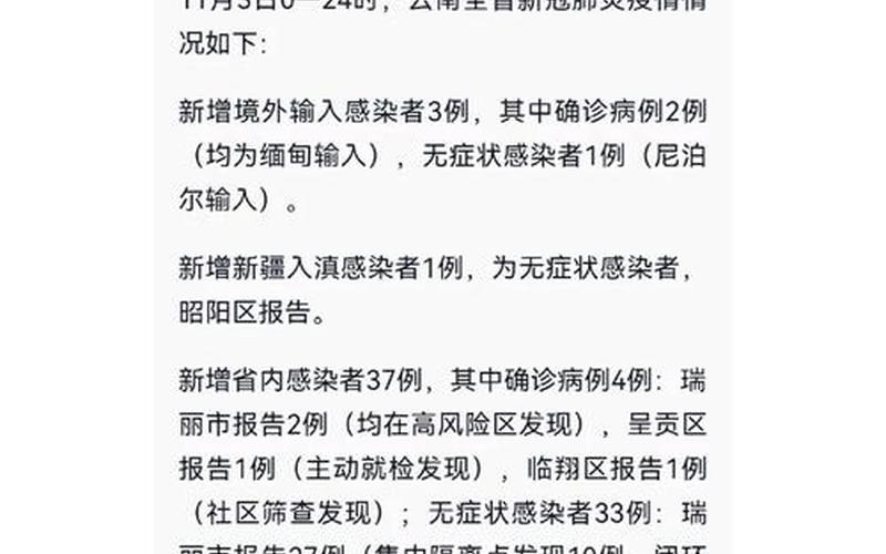 云南新增本土确诊病例七例,对此你有什么看法-，9月29日瑞丽新增确诊病例2例昨日新增确诊10例瑞丽_1