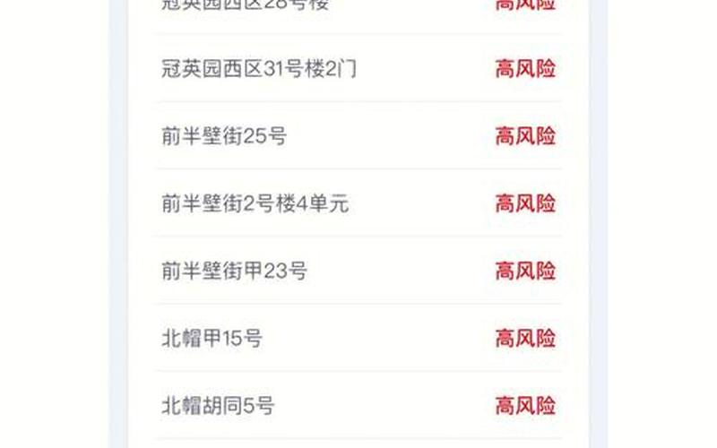 北京高风险区清零!附北京风险地区名单→APP_1，202210月18日起北京中高风险地区最新名单