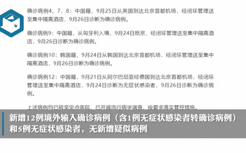 31省区市新增10例确诊均为境外输入,你有哪些看法-_2，北京新增境外输入确诊复阳1例行踪轨迹公布!