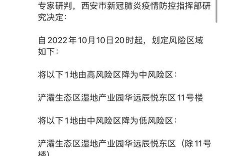 12月1日23时起西安高风险区降低名单(西安低风险地区名单)，西安疫情最新消息-现在是什么风险地区_1 (2)