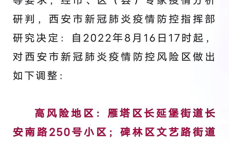 西安疫情最新消息-现在是什么风险地区 (3)，西安新增4+7,风险区调整14个,全市暂停线下教学等活动_1